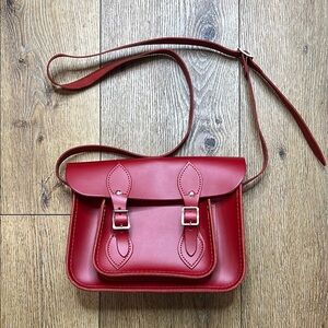 The Cambridge Satchel Co. Red Leather Satchel Bag